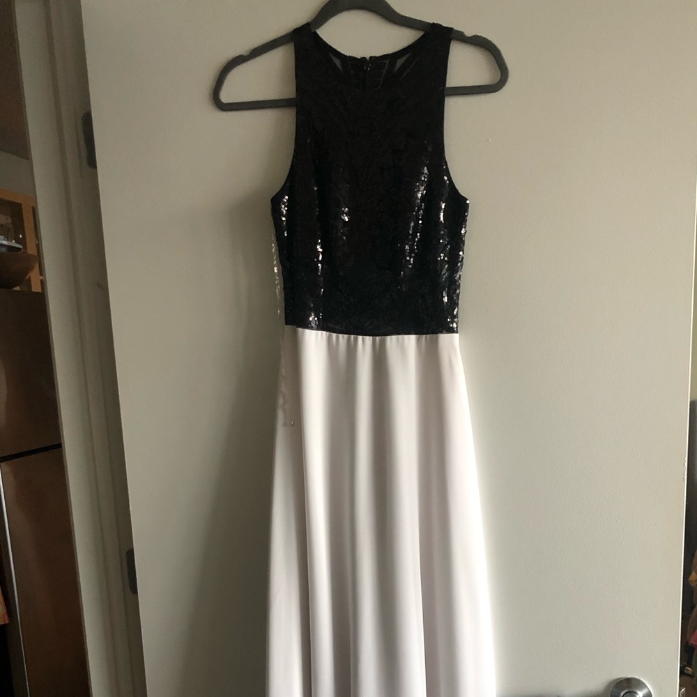 Black tie formal dress